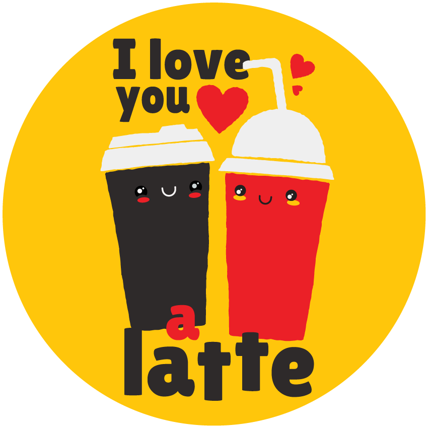 Personalised round 38mm fridge magnet souvenirs